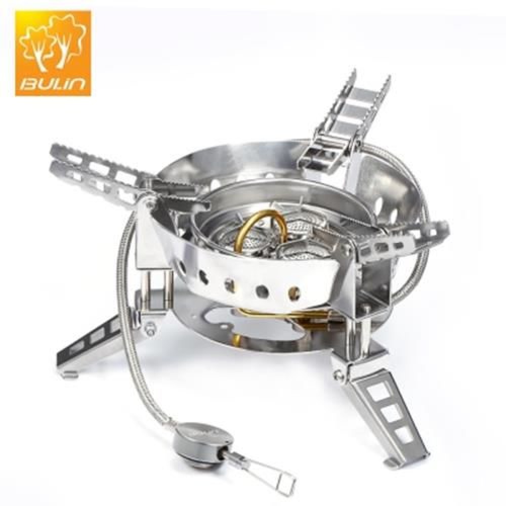 BULIN BL100 - B17 PORTABLE GAS STOVE FOR OUTDOOR COOKING (SILVER)
