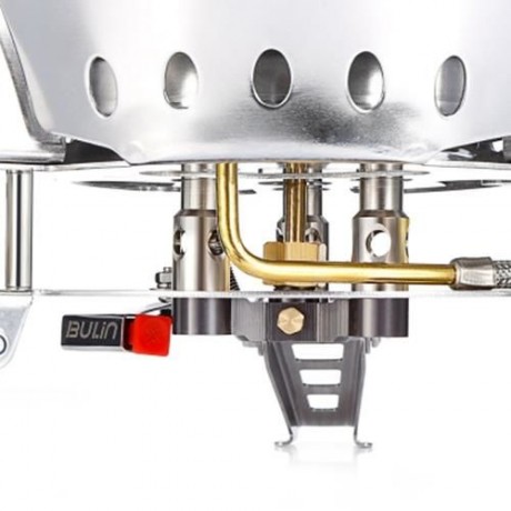 BULIN BL100 - B17 PORTABLE GAS STOVE FOR OUTDOOR COOKING (SILVER)