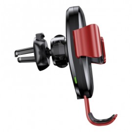 Baseus Wireless Fast Charger Gravity Car Mount (RED)