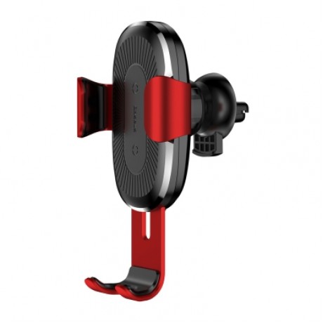 Baseus Wireless Fast Charger Gravity Car Mount (RED)
