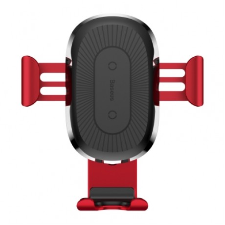 Baseus Wireless Fast Charger Gravity Car Mount (RED)