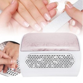Salon Nail Dust Collector Machine Suction Tool Vacuum Dryer (PINK)