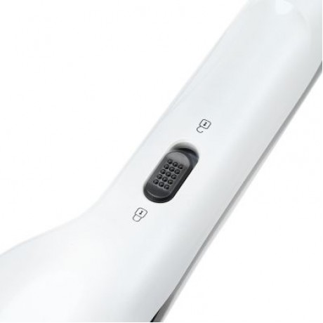 Ceramic Hair Brush Comb Hairbrush Straightening Steam Styler (WHITE)