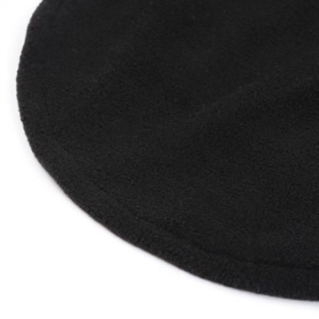 OUTDOOR SKIING THERMAL FLEECE HAT WINDPROOF NECK CAP (BLACK)