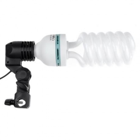 LIGHTDOW E27 SOCKET SINGLE LIGHT BRACKET PHOTOGRAPHY ACCESSORRY (BLACK)