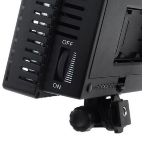 LIGHTDOW PRO LD - 160 LED VIDEO LAMP LIGHT FOR CANON / NIKON CAMERA DV CAMCORDER (BLACK)