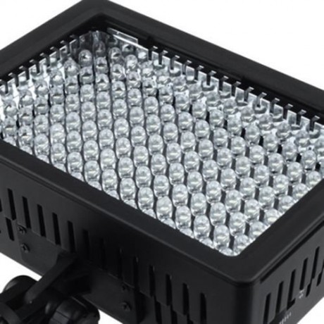 LIGHTDOW PRO LD - 160 LED VIDEO LAMP LIGHT FOR CANON / NIKON CAMERA DV CAMCORDER (BLACK)