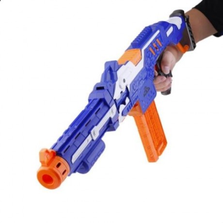 3 IN 1 ELECTRIC BURST OF SOFT BULLET RIFLE GUN TOY FOR KIDS OUTDOOR SHOOTING GAME (BLUE)