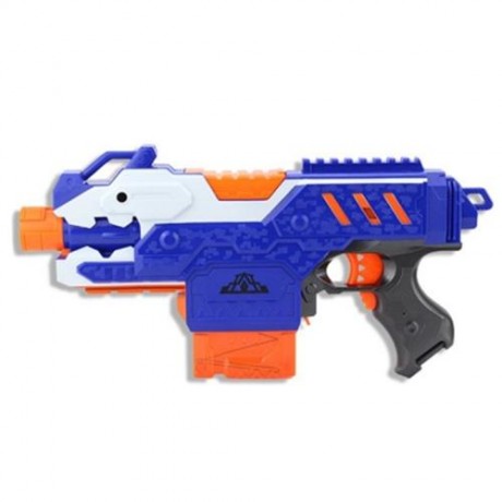 3 IN 1 ELECTRIC BURST OF SOFT BULLET RIFLE GUN TOY FOR KIDS OUTDOOR SHOOTING GAME (BLUE)