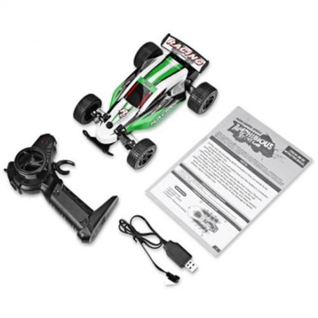 YL - 09 1:18 2.4GHZ HIGH SPEED RADIO CONTROL RACING CAR (GREEN)