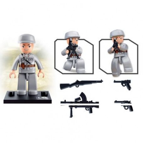 Sluban Building Blocks Educational Kids Toy Army Set 1PC (LIGHT GREY)
