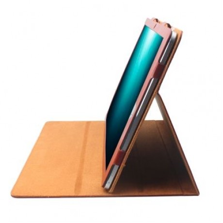PU Leather Stand Folio Protective Cover for CHUWI Hi13 (BROWN)