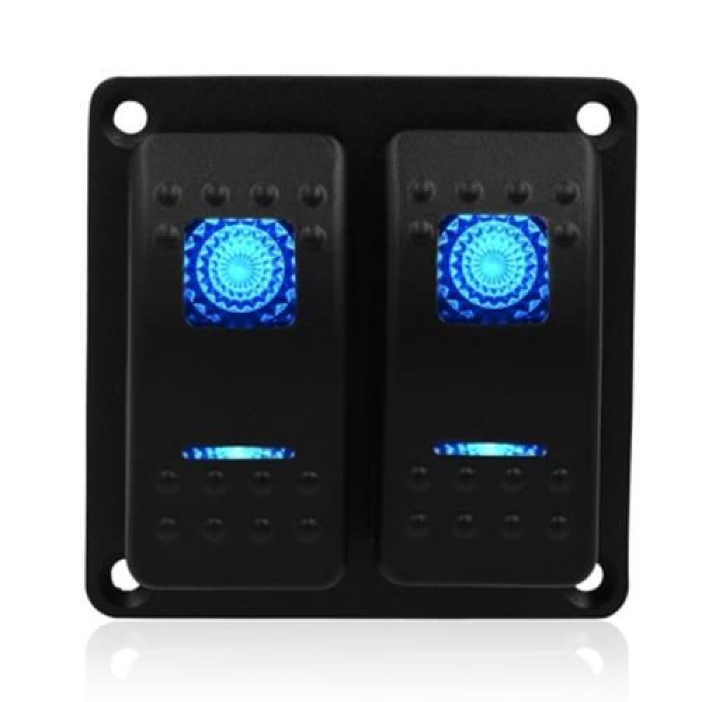 WUPP ZH - 371A 5PIN LED ON / OFF TOGGLE SWITCH FOR VEHICLES (BLACK)