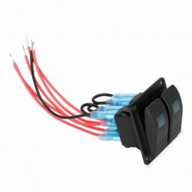 WUPP ZH - 371A 5PIN LED ON / OFF TOGGLE SWITCH FOR VEHICLES (BLACK)