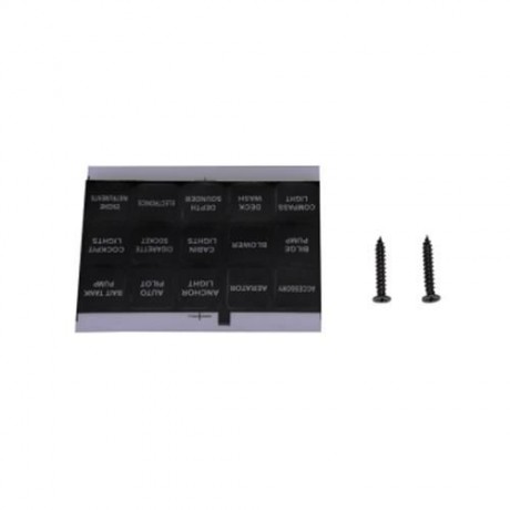 WUPP CS - 596A1 6 GANG 16A 12V SWITCH PANEL FOR VEHICLE (BLACK)