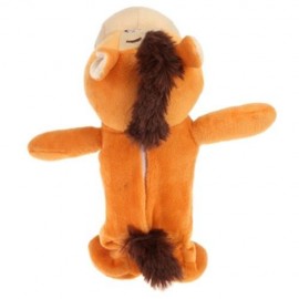ELECTRIC TALKING WALK ANIMALS RECORDING PLUSH TOY (BROWN)