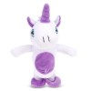 ELECTRIC TALKING WALK ANIMALS RECORDING PLUSH TOY (WHITE)
