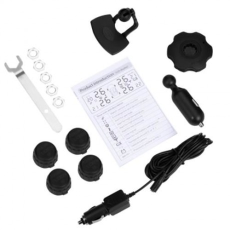 PERSHN U903 TIRE PRESSURE MONITORING SYSTEM 4 EXTERNAL SENSORS (BLACK)