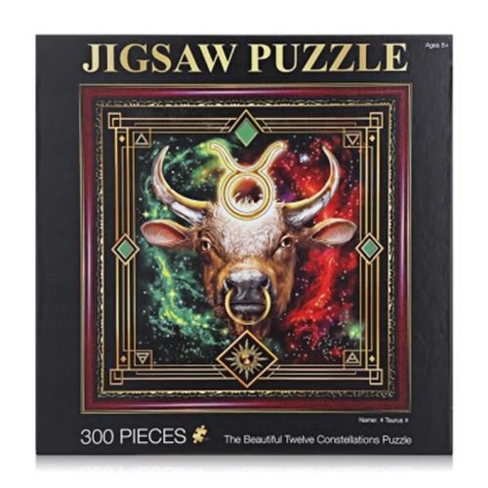 12 CONSTELLATIONS TAURUS PAPER PUZZLE EDUCATIONAL TOYS (COLORFUL)