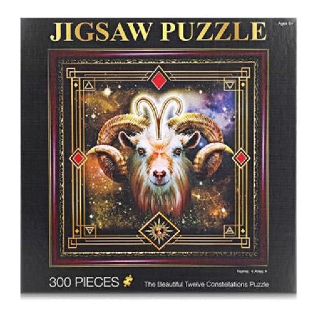 12 CONSTELLATIONS ARIES PAPER PUZZLE EDUCATIONAL TOYS (COLORFUL)