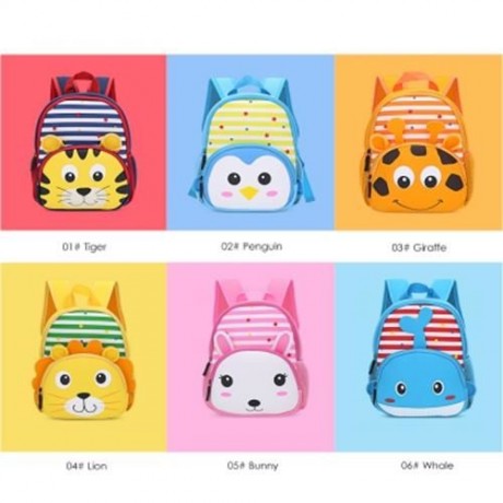 TONGCHANG CUTE KID SCHOOL BAG 3D CARTOON PRINT BACKPACK (03#)