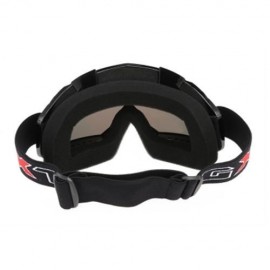 WINDPROOF MOTORCYCLE MOTOCROSS GOGGLES CYCLING SKIING GLASSES (BLACK)