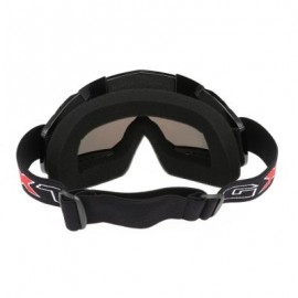 Windproof Motorcycle Motocross Goggles Cycling Skiing Glasses (BLACK)