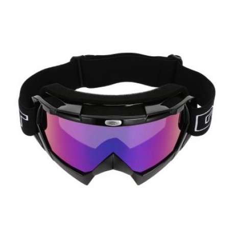 Windproof Motorcycle Motocross Goggles Cycling Skiing Glasses (BLACK)
