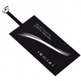 Minismile Qi Type-C Wireless Charging Receiver Acceptor Patch (BLACK)