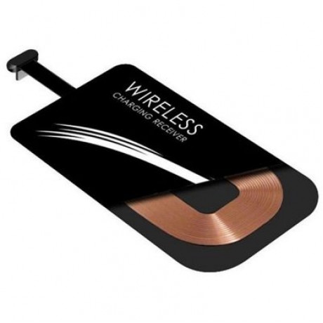 Minismile Qi Type-C Wireless Charging Receiver Acceptor Patch (BLACK)
