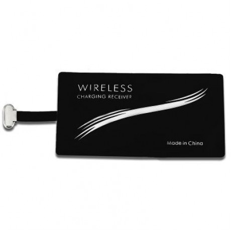 Minismile Qi Type-C Wireless Charging Receiver Acceptor Patch (BLACK)