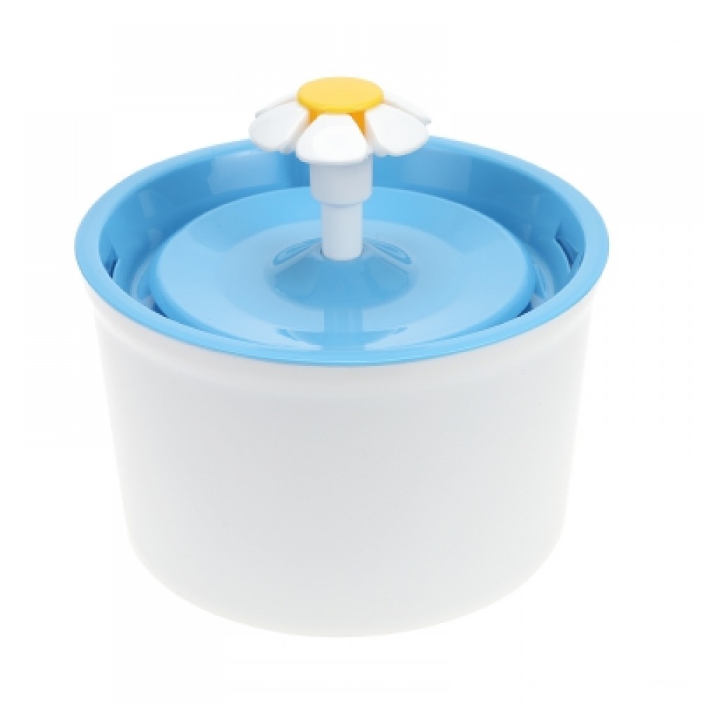 Little Pet Fountain Automatic Cat Dog Kitten Water Drinking Filter (BLUE)