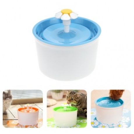 Little Pet Fountain Automatic Cat Dog Kitten Water Drinking Filter (JACINTH)