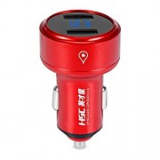 HSC 109A CAR CHARGER 3.1A INTELLIGENT CURRENT ASSIGNATION (RED)