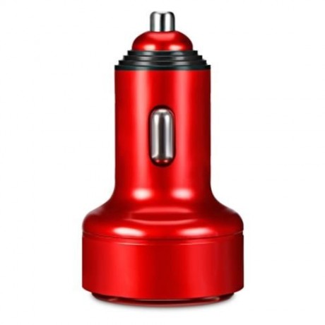 HSC 109A CAR CHARGER 3.1A INTELLIGENT CURRENT ASSIGNATION (RED)