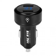 HSC 109A CAR CHARGER 3.1A INTELLIGENT CURRENT ASSIGNATION (BLACK)