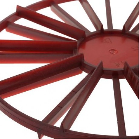 Plastic Round Cake Cutter Slicer 10 or 12 Slices (WINE RED)