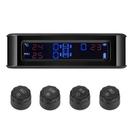 ZEEPIN C220 CAR TPMS VOICE BROADCAST 4 EXTERNAL SENSORS (BLACK)