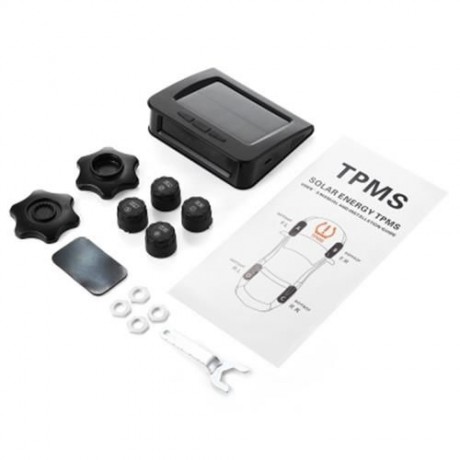 ZEEPIN C220 CAR TPMS VOICE BROADCAST 4 EXTERNAL SENSORS (BLACK)