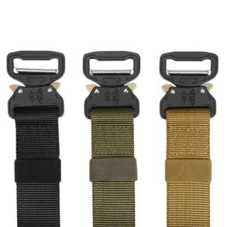 GAMEIT MILITARY TACTICAL BELT WAIST STRAP WITH BUCKLE (GREEN)