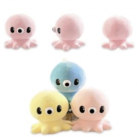 SOFT STUFFED PLUSH OCTOPUS TOY BABY KIDS PLAYTHING (BLUE)