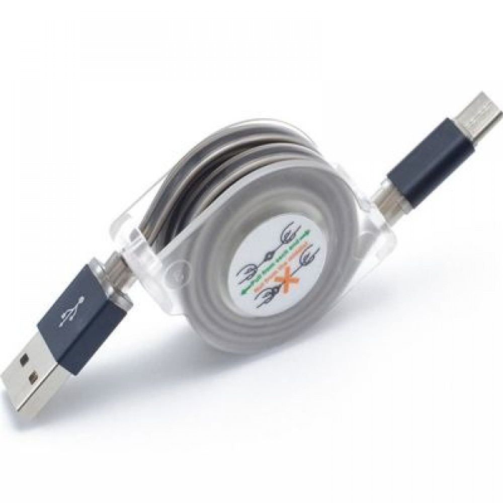 USB2.0 for Android Luminescence Data Cable (BLACK)