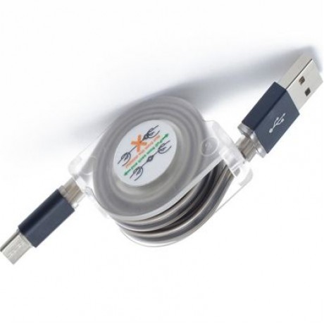 USB2.0 for Android Luminescence Data Cable (BLACK)