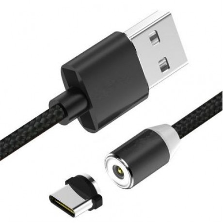 Cable Adapter for Type-C Round Magnetic Plug Charger (BLACK)