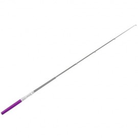 PEN SHAPE PORTABLE FISHING ROD MINI FISH POLE REEL COMBOS (PURPLE)