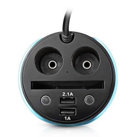 HSC 200B CAR CHARGER CUP SHAPE CIGARETTE LIGHTER SOCKETS (BLUE)