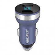HSC 107D CAR CHARGER DUAL USB PORTS VOLTAGE MONITOR (SMASHING)