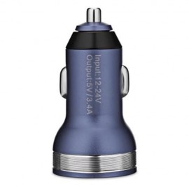 HSC 107D CAR CHARGER DUAL USB PORTS VOLTAGE MONITOR (SMASHING)