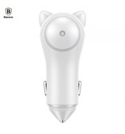 Baseus BSQC - 01 Adorkable Car Charger Double USB Output (WHITE)