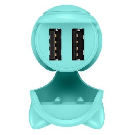 Baseus BSQC - 01 Adorkable Car Charger Double USB Output (MINT)